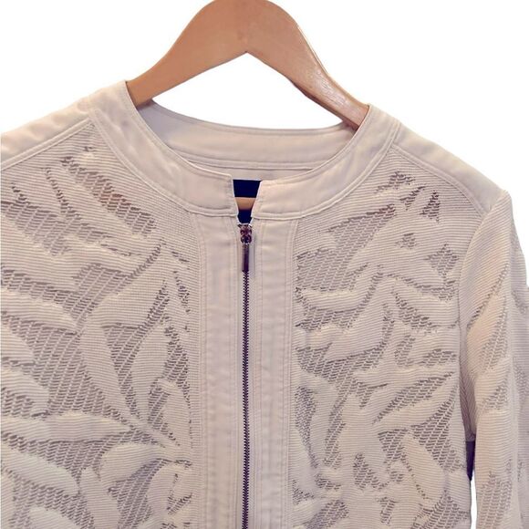 NIC+ZOE Palm Springs Jacket White Size Medium - Picture 4 of 9